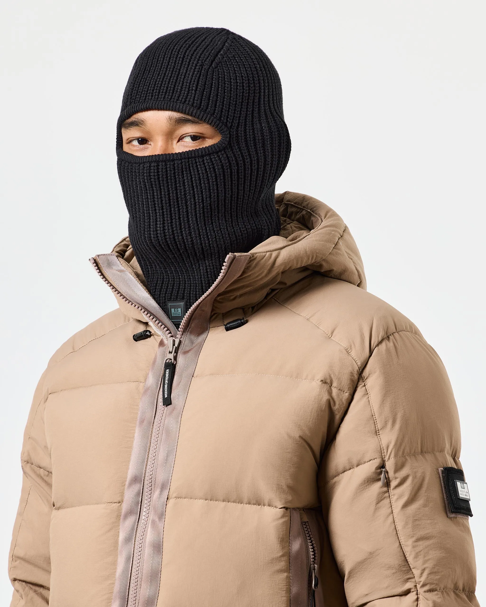 Oden Rib Balaclava Black