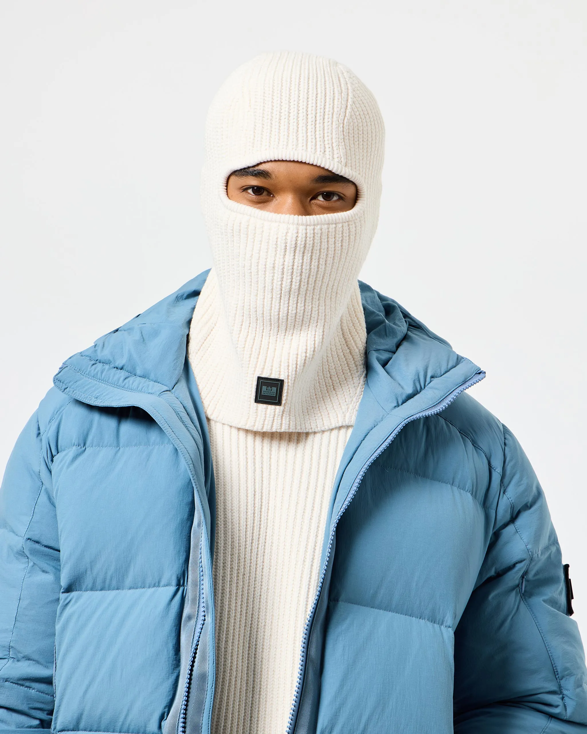 Oden Rib Balaclava Ivory