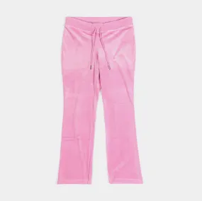 Og Big Bling Velour Womens Track Pants (Rose)