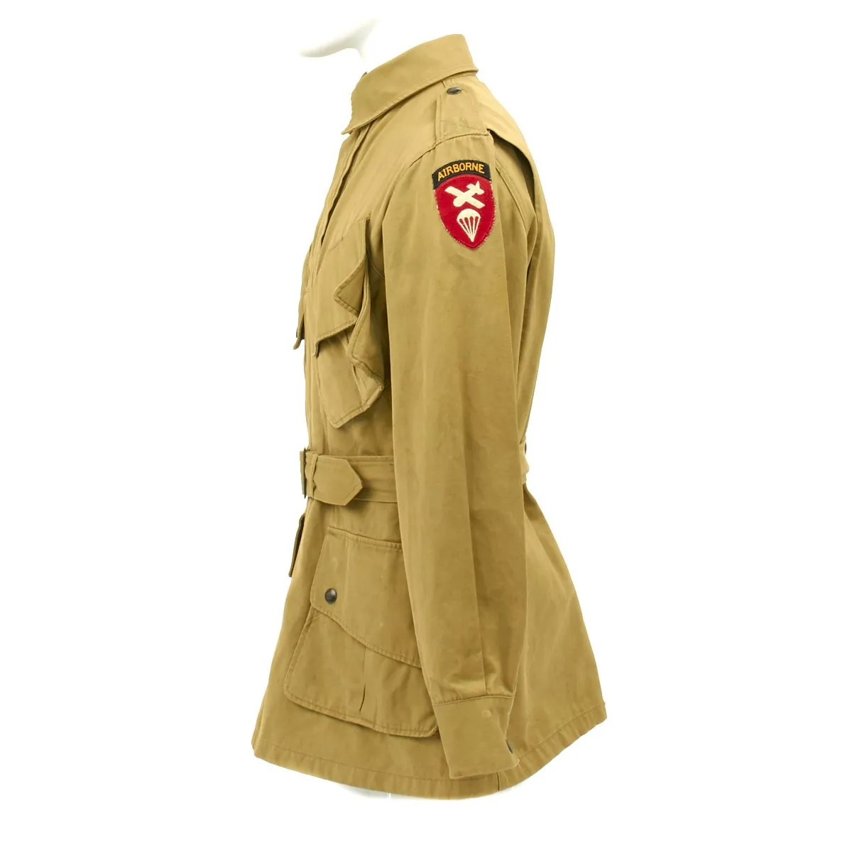 Original U.S. WWII Glider Airborne Parachute Infantry Regiment M1942 Paratrooper Jacket