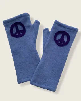 Peace Recycled Cashmere Fingerless Gloves