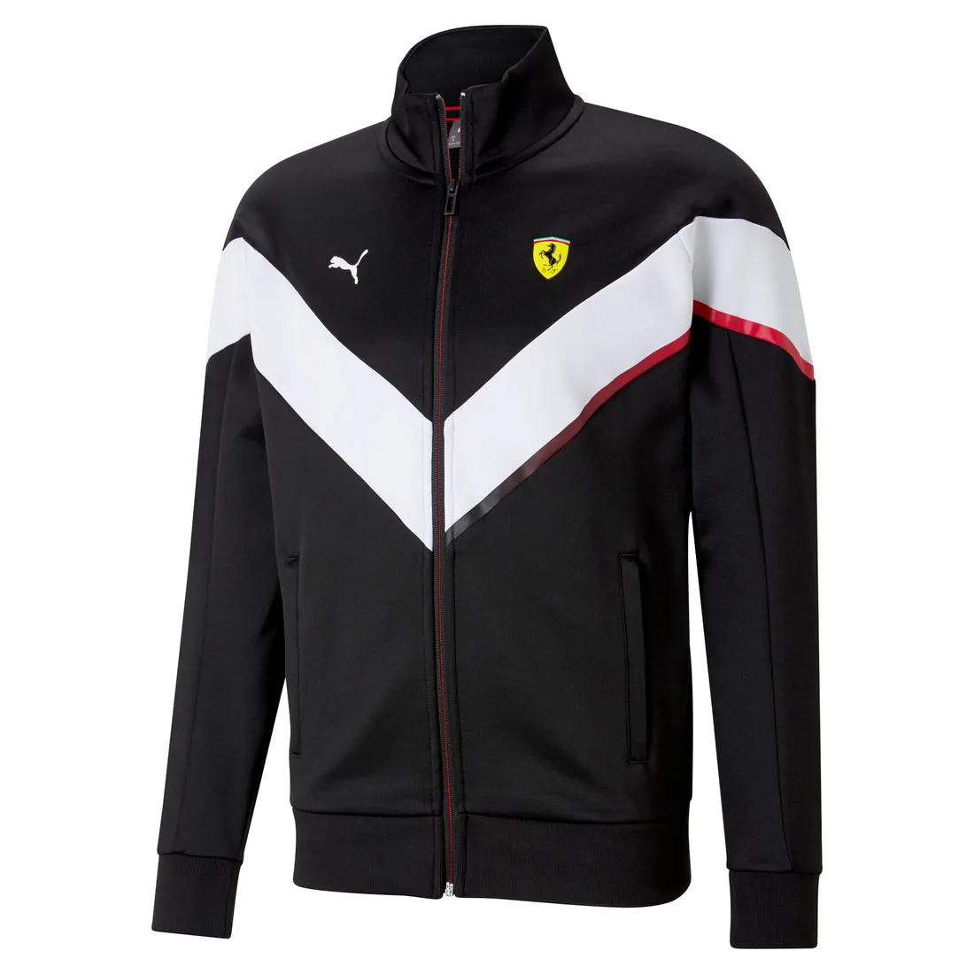 PUMA SCUDERIA FERRARI MCS MEN'S TRACK JACKET BLACK