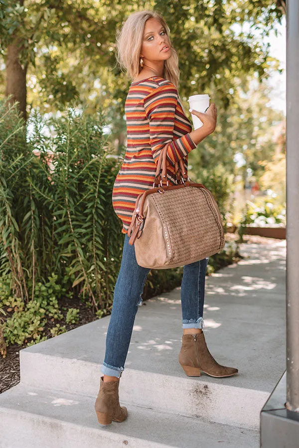 Pumpkin Patch Pretty Stripe Top