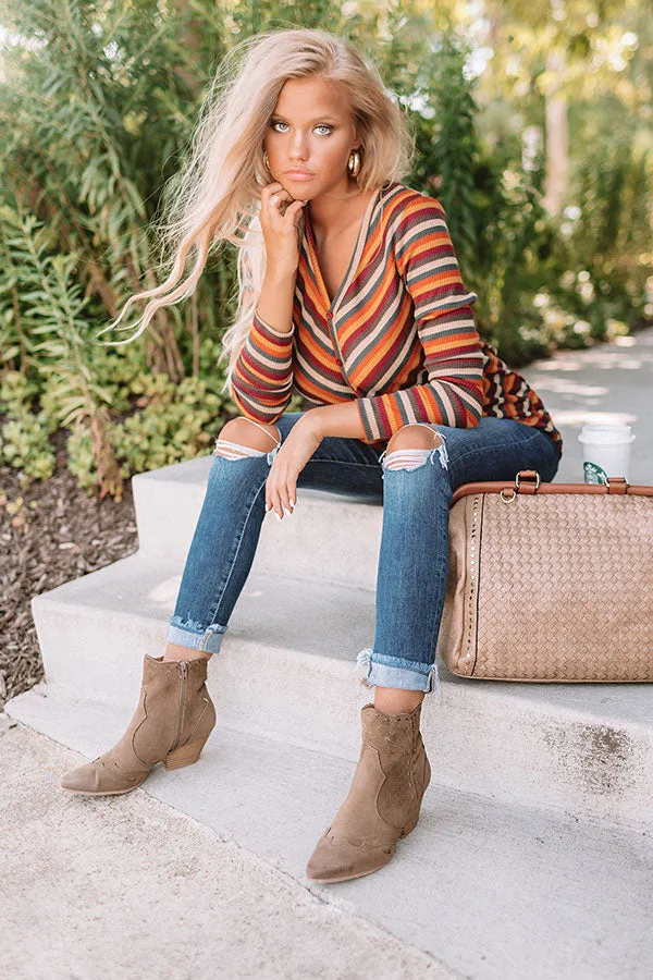 Pumpkin Patch Pretty Stripe Top