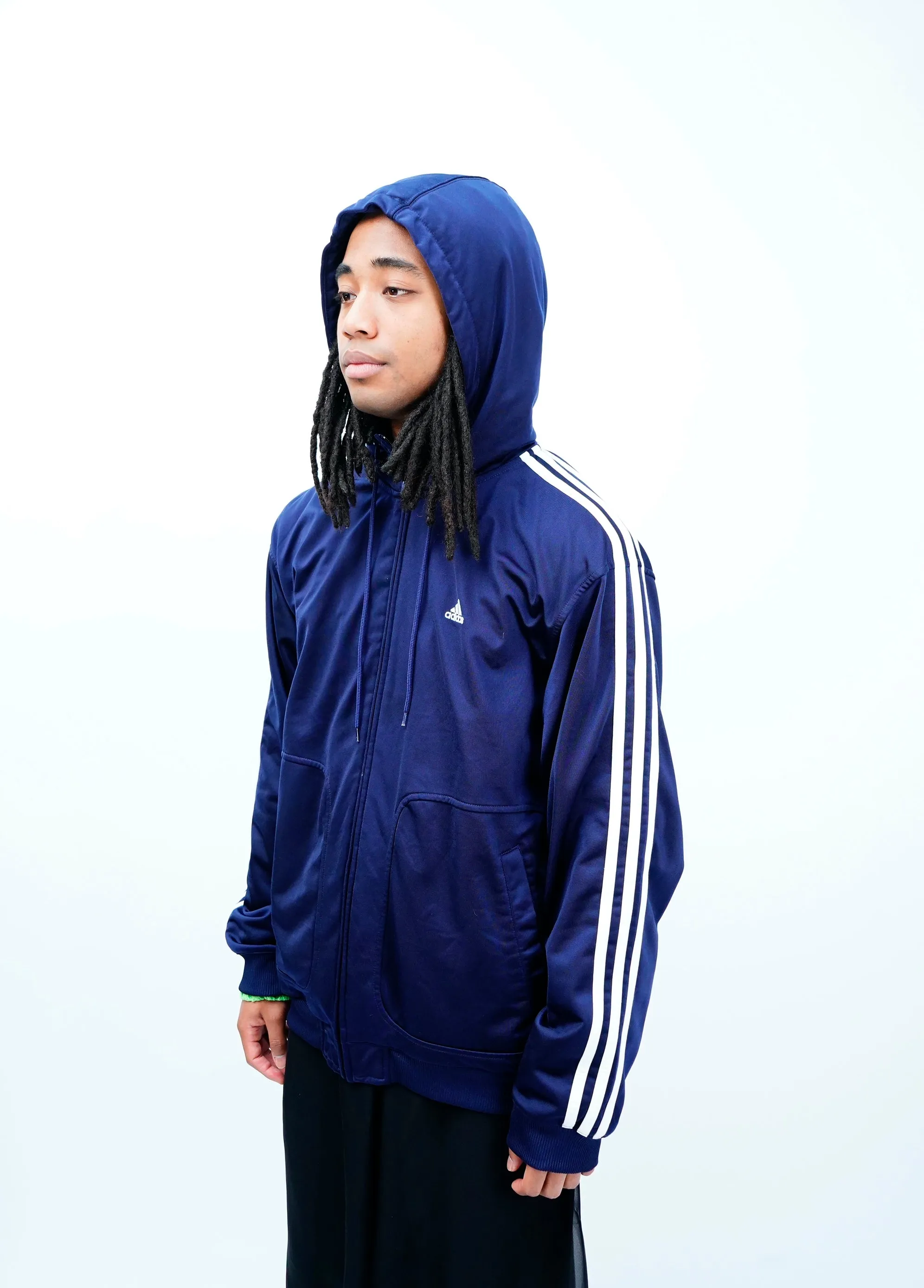 "adidas" -Hooded Track Jacket-