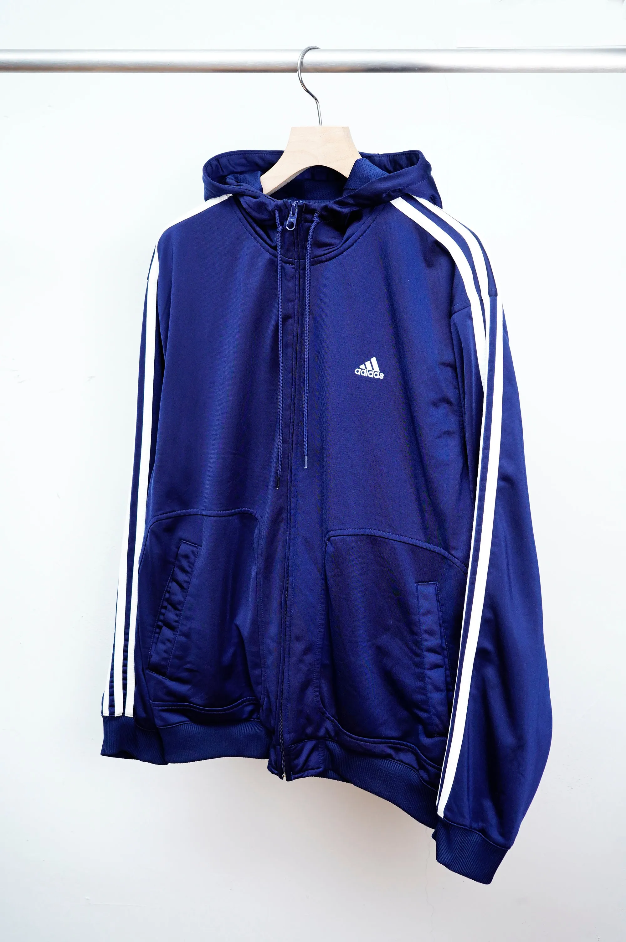 "adidas" -Hooded Track Jacket-