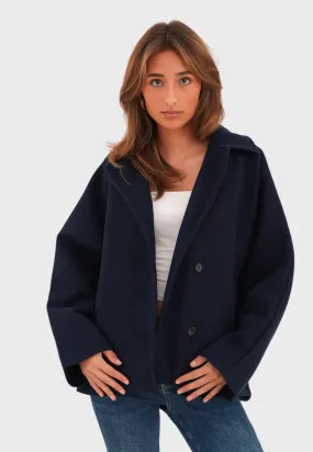 "Autumn" coat navy