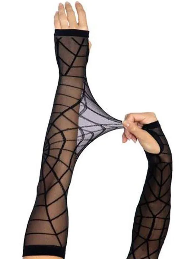 Sheer Spiderweb | ARM WARMER GLOVES