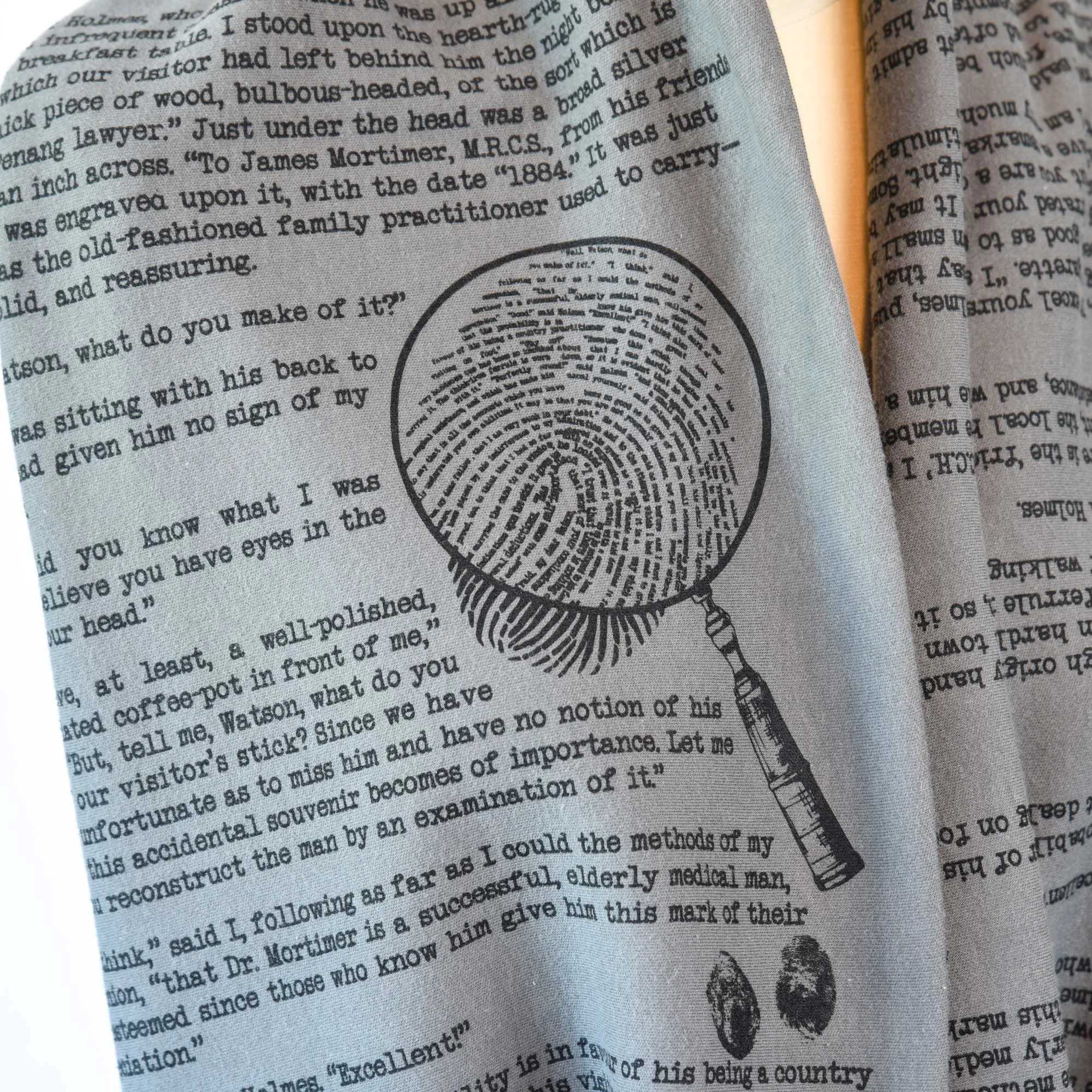 Sherlock Holmes Book Scarf