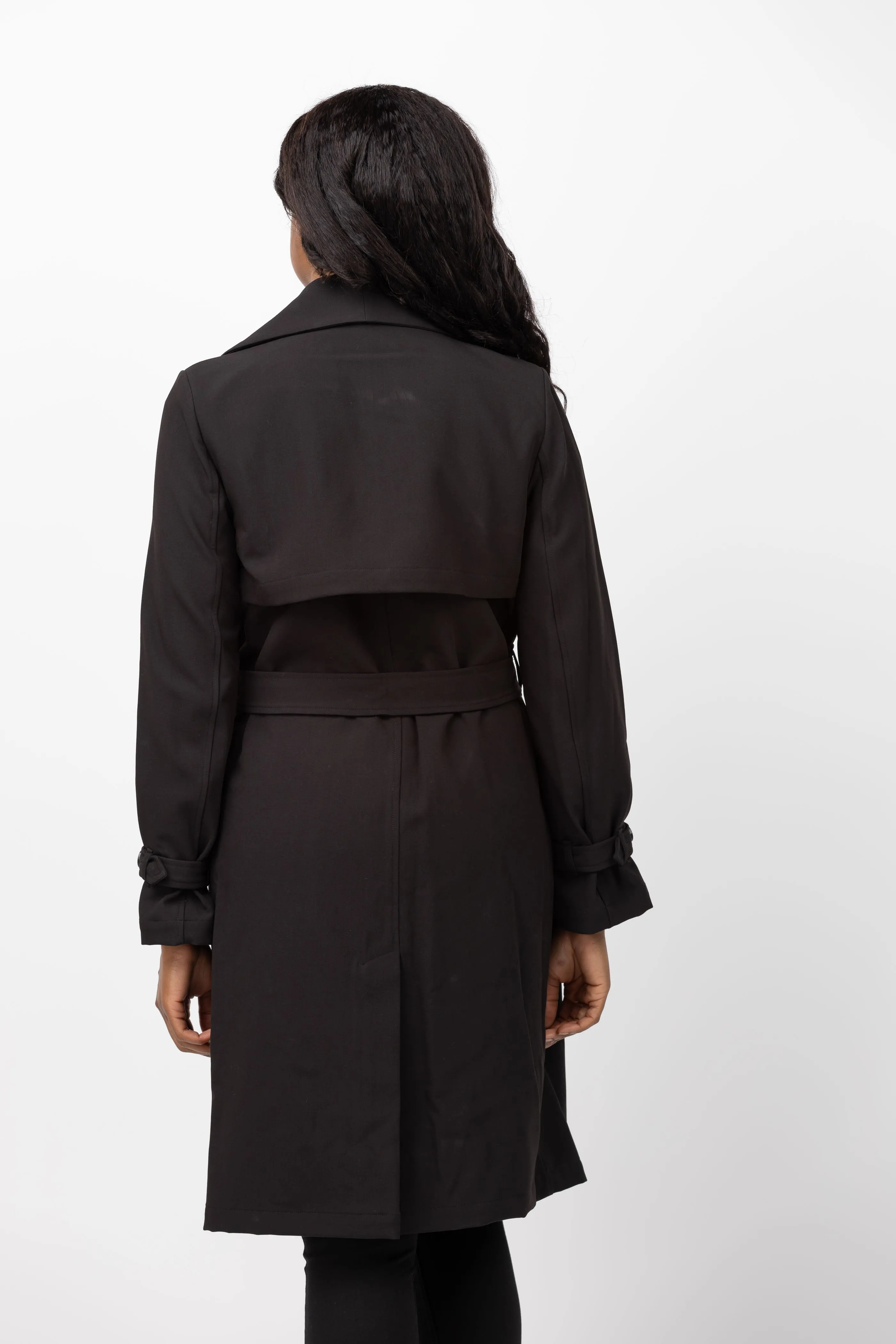 Soia & Kyo Olivia Trench Coat in Black