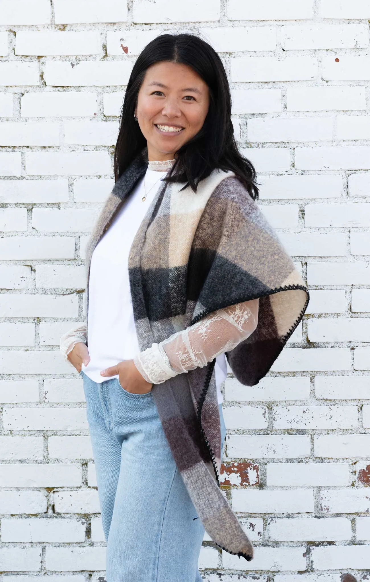 Sophia Asymmetrical Drape Scarf