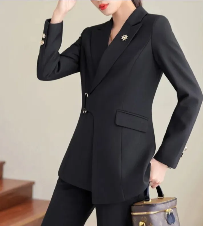 Stunningly Classy Fancy Pantsuit | Modern Blazer | Women's Pantsuits | Two piece pants set