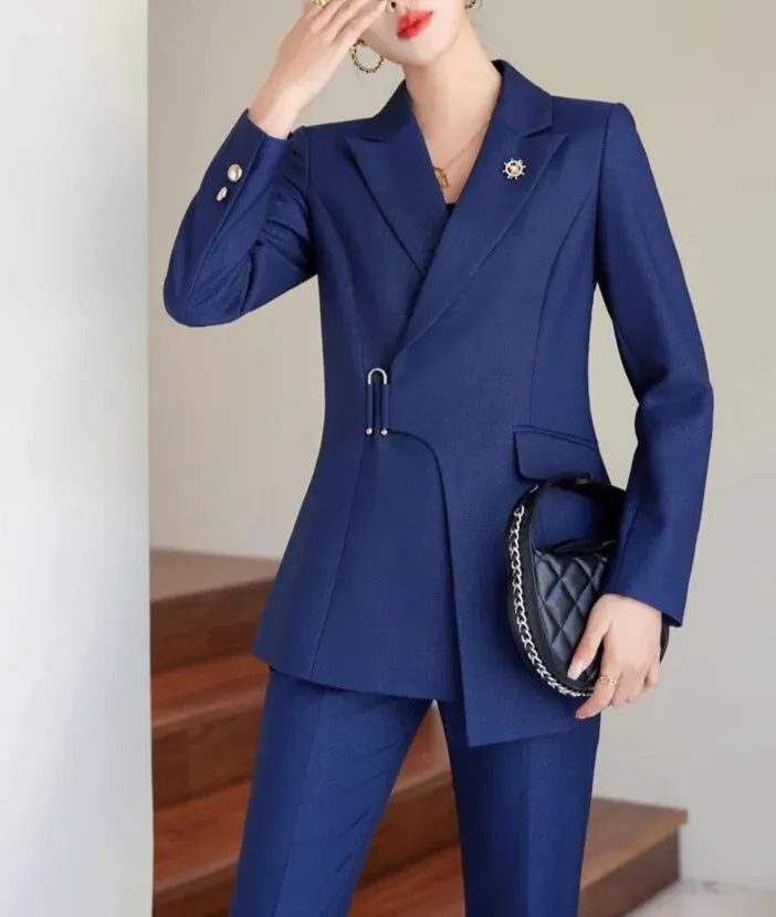 Stunningly Classy Fancy Pantsuit | Modern Blazer | Women's Pantsuits | Two piece pants set