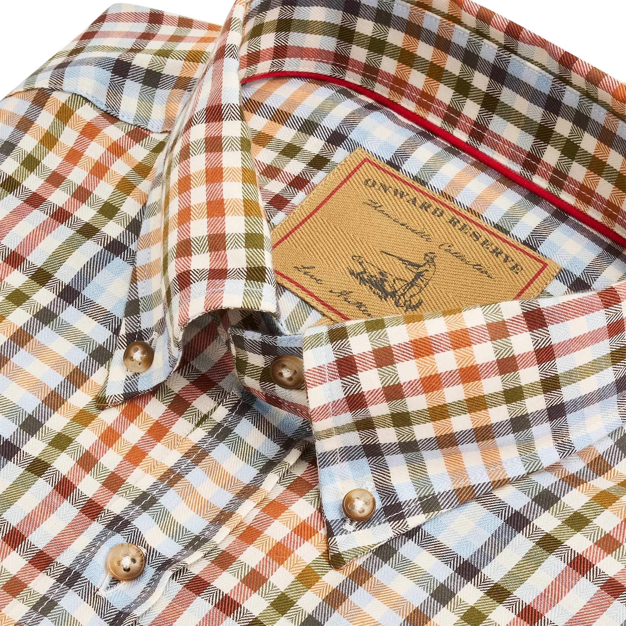 Tain Thomasville Button Down - Hot Sauce