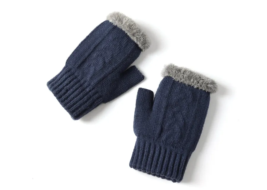 Tarramarra Fingerless Ultra Plush Knit Gloves