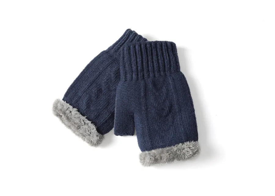 Tarramarra Fingerless Ultra Plush Knit Gloves