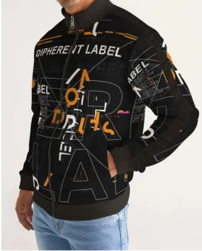 Typography French Terry Track Jacket