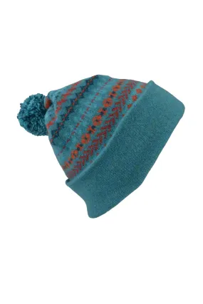 Ugie Fair isle Ski hat - Teal