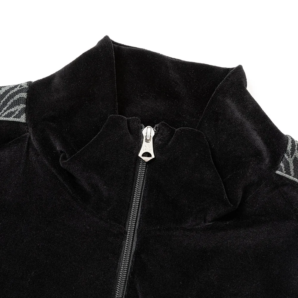 VELOUR TRACK JACKET ＜SPIRAL JACQUARD PATTERN＞