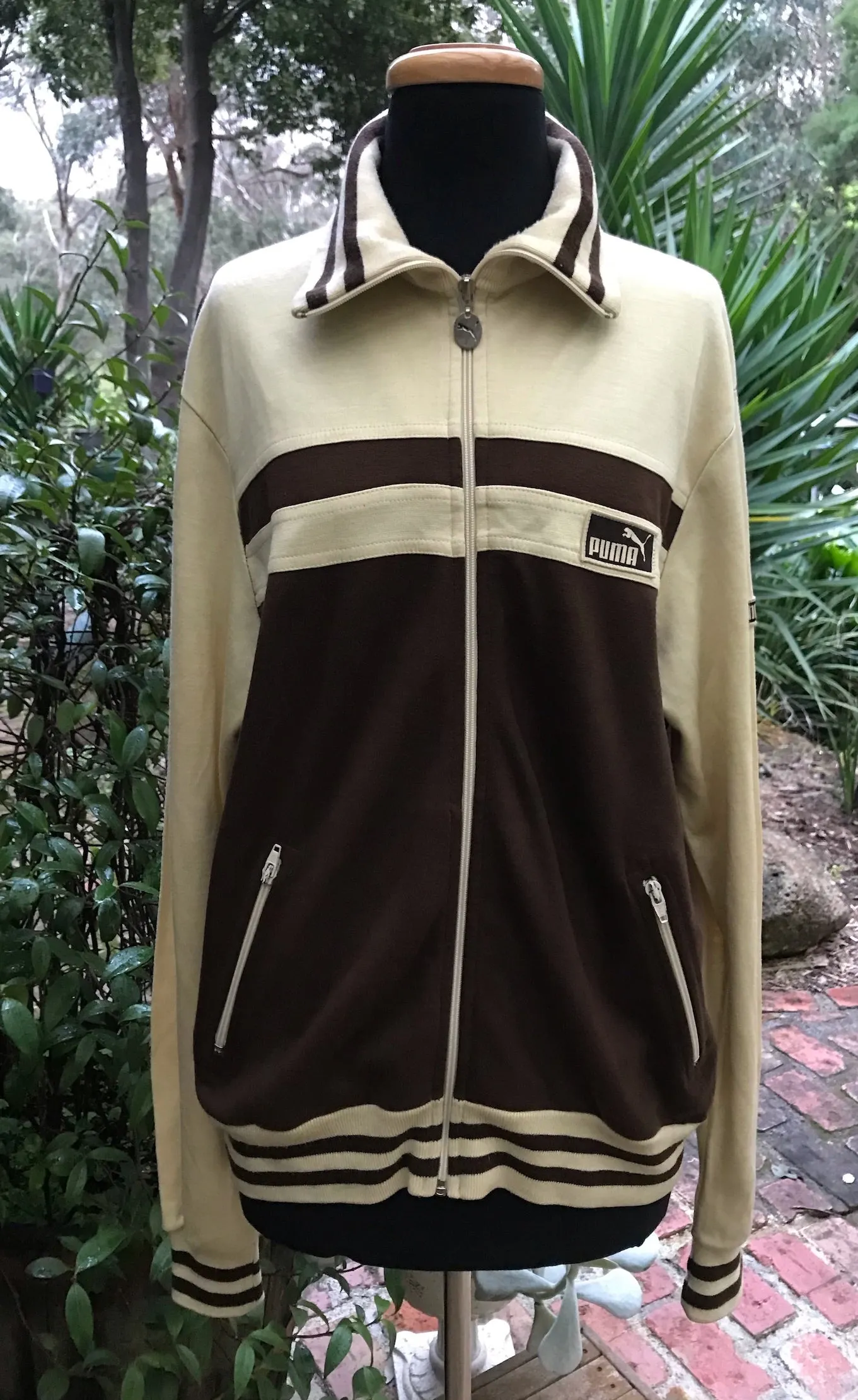 Vintage Puma Track Top   #C237  FREE AUS POSTAGE