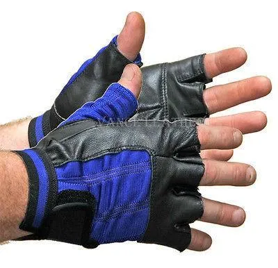 VL428 Vance Leather Spandex and Leather Shorty Glove