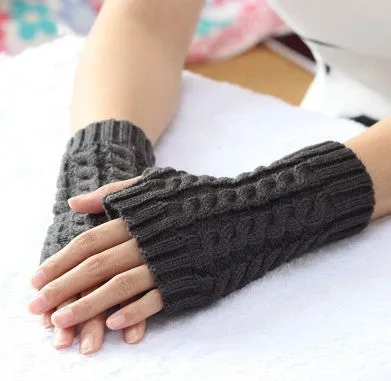 Warm Winter Fingerless Gloves