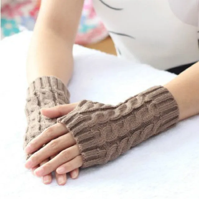 Warm Winter Fingerless Gloves