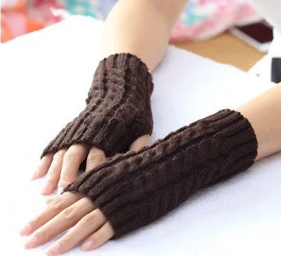 Warm Winter Fingerless Gloves