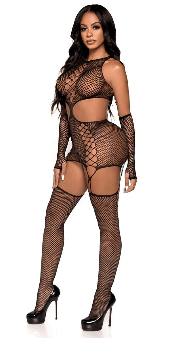 Wide Net Bodystocking Set