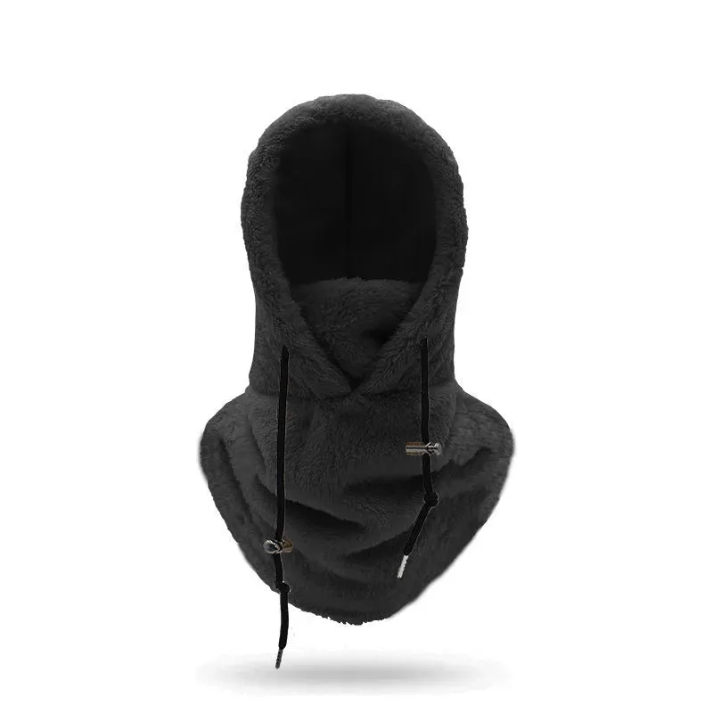 Winter Outdoors Cycling Sports Wind-proof Cap Cold Protection Thick fleece Hood Hat Balaclava