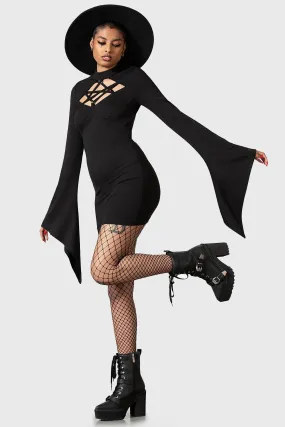 Witchural Long Sleeve Dress - Resurrect