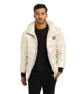 WOLF WHITE DOWN FILLED COAT