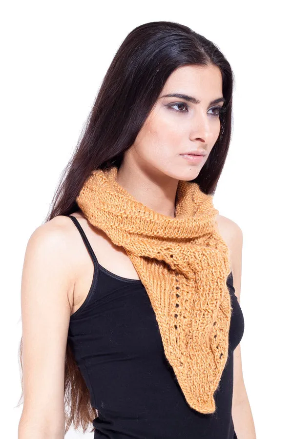 Women's Boho woolen disguise cowl/infinity scarf