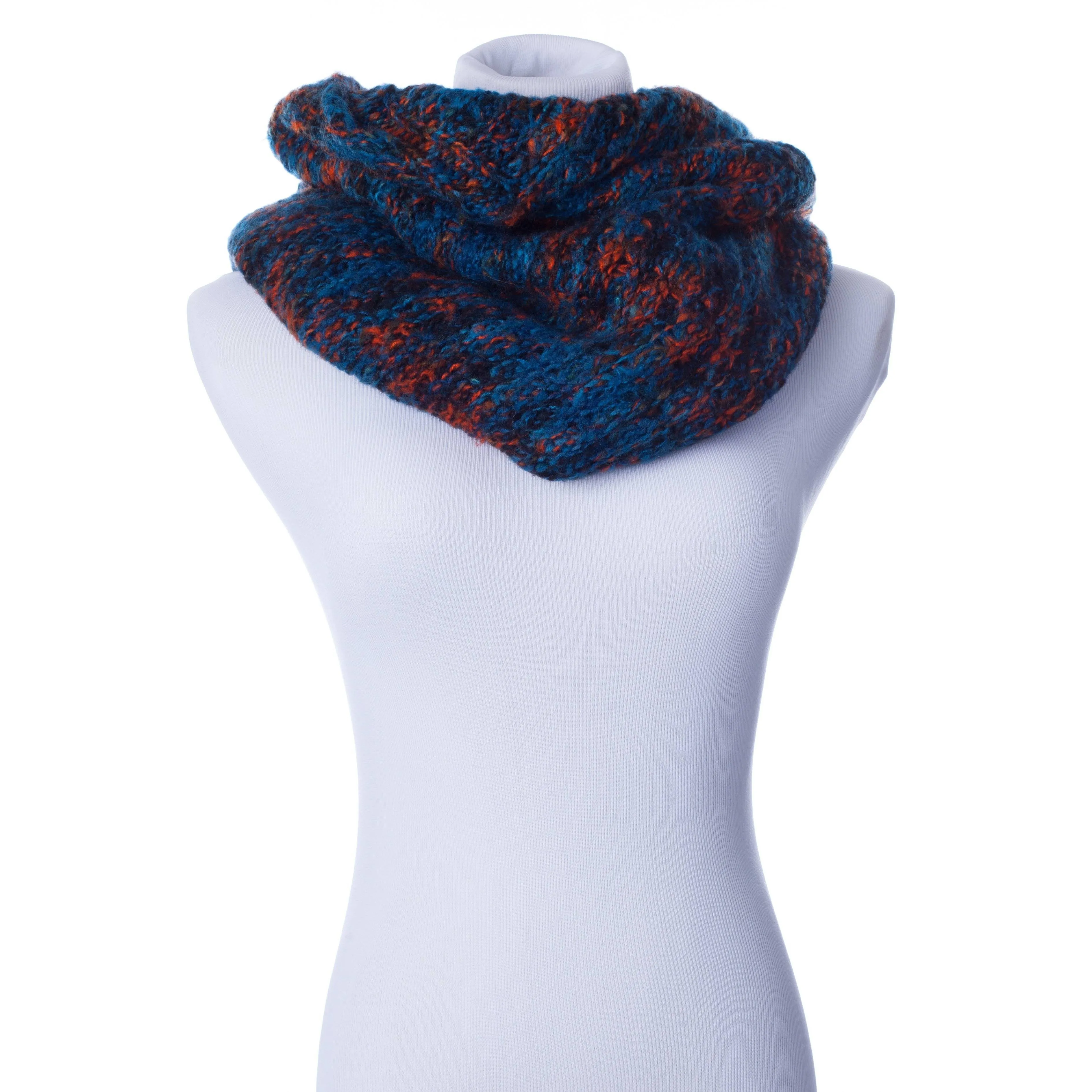 Womens Scarf Infinity Cuff With Zip Pocket