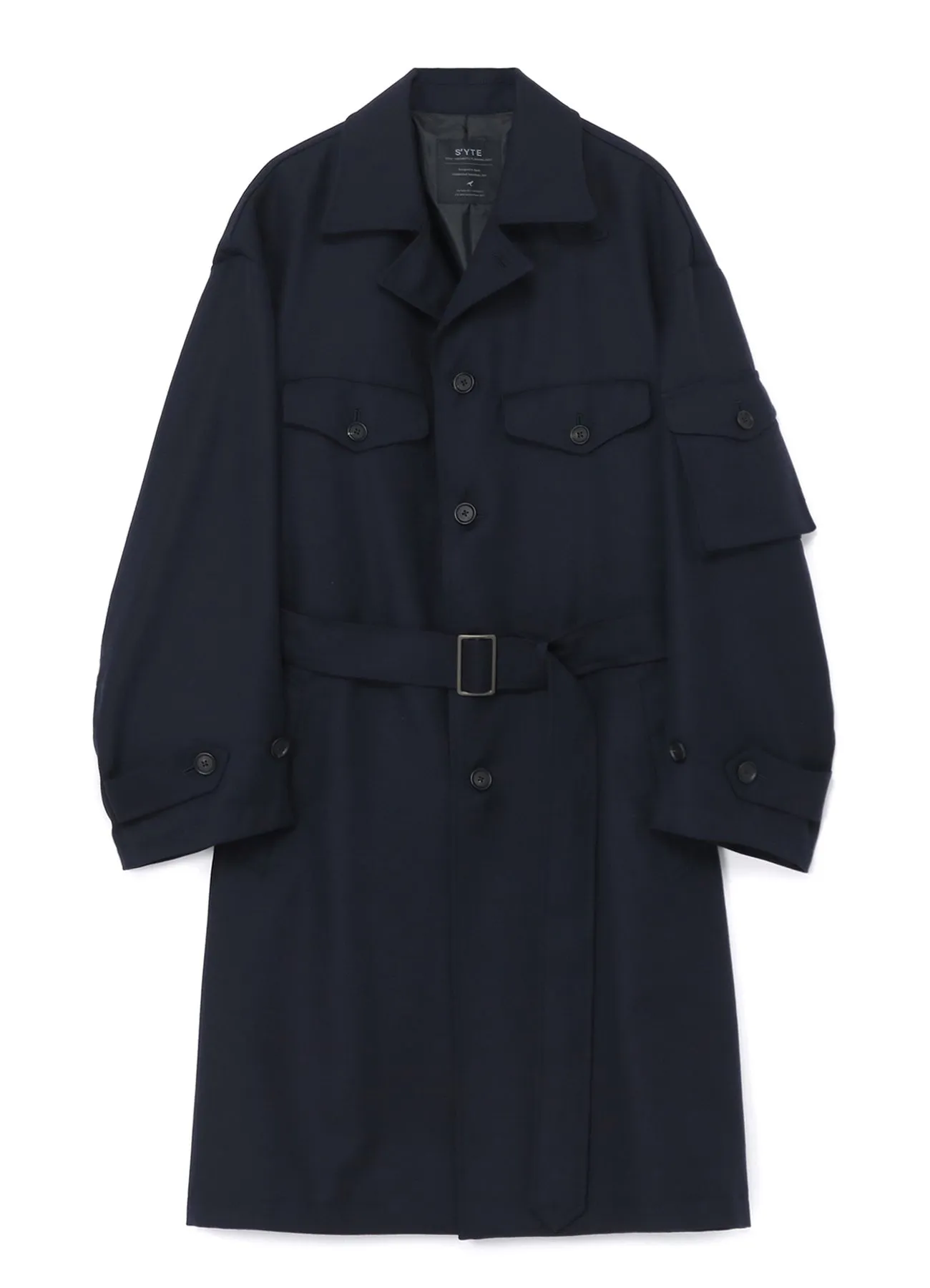 WOOL SURGE OVERSIZED MILITARY COAT