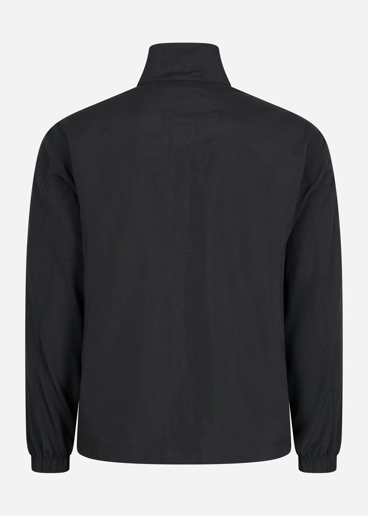 Woven track jacket - black